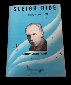 Sleigh Ride Klavier solo von Leroy Anderson Vintage Noten 1948 - Bild 1 von 2