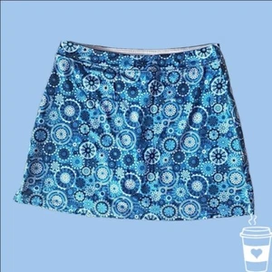 Blue Patterned Sports Skort Large - Picture 1 of 7