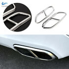 For 2018 2019 Volvo XC60 Stainless Steel Rear Exhaust Muffler Tail Pipe Cover