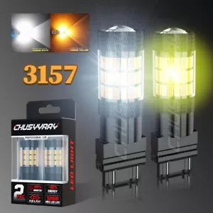 Switchback Front Turn Signal Light For Ford F150 F250 F350 2001-2014 LED Bulbs - Picture 1 of 11