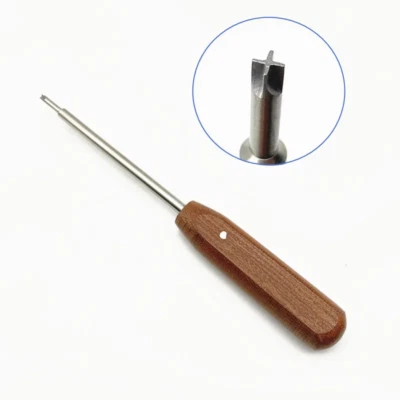 Destornillador de hueso Destornillador Mango de madera 1 pieza Instrumento quirúrgico ortopédico Foto 1 de 4