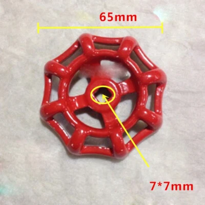 10X Water Valve Handle Wheel Iron Metal Faucet Knobs Industrial Arts Craft Home - Image 1 of 4