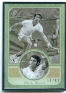2020 Topps Transcendent Tennis Hall of Fame MANUEL ORANTES Framed Icons 24 #/50