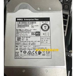 For DELL 0XGYWN HUH721010AL4200 10T 7.2K 3.5 inch SAS 12Gb Combe Hard Drive - Afbeelding 1 van 5