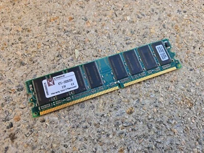 KINGSTON 256MB PC2700 DIMM LOW DENSITY NON-ECC (KTC-D320/256) - Image 1 of 2