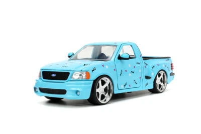 1999 Ford F-150 Svt Lightning " I Love The 90'S " Bleu Clair - Jada JAD31378 - Photo 1/4