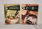 1958 Good Housekeeping’s Cookbooks Salads And Cakes LOT 2 Vintage