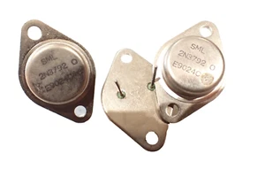 SEMELAB 2N3792 TO3 POWER TRANSISTOR, 80V, 150W, 10A, X2 TRANSISTORS PER SALE - Picture 1 of 1