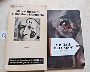 LIBRO MICHAIL BULGAKOV CUORE DI CANE + IL MAESTRO E MARGHERITA EINAUDI 1AED 1970 - Foto 1 di 3