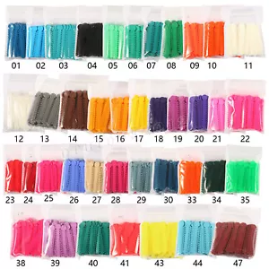 1040 Stck. Ligaturkrawatte Zahnkieferorthopädie Ring Elastisch Latexbänder 45 Farben - Bild 1 von 496