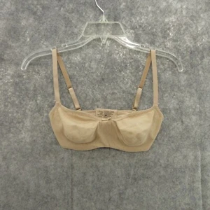 Soma Bra 32D Shadow Balconet Solid Nude Hook and Eye Adjustable Straps New - Picture 1 of 10
