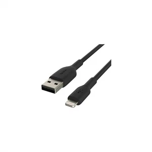 BELKIN BOOST CHARGE LIGHTNING TO USB-A CABLE MFI-CERTIFIED 1M BLACK CAA001BT1MBK - Picture 1 of 3