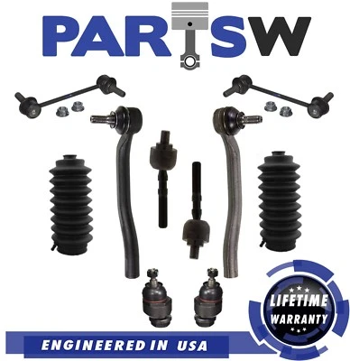 Nuevo kit de suspensión de 10 piezas para barra estabilizadora trasera y rótula Honda Prelude 1997-2001 Foto 1 de 3