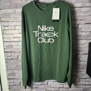 🔥NWT $60 Nike Men's Sz L Hyverse Track Club Long Sleeve UPF40+ T-Shirt 🔥 - Picture 1 of 6