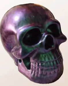 Skull Resin Handmade Statue Gothic Pagan Wiccan Ornament Gift Idea - Picture 1 of 3