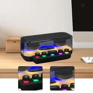 BT Speaker Built in Clear Mic Computer Speaker for Phone Desktop - Picture 1 of 5