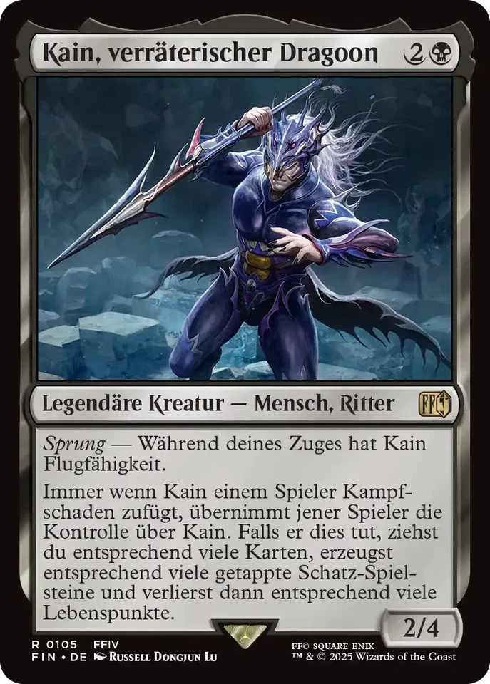 MTG Magic the Gathering Kain verräterischer Dragoon FINAL FANTASY 105 - Bild 1 von 1