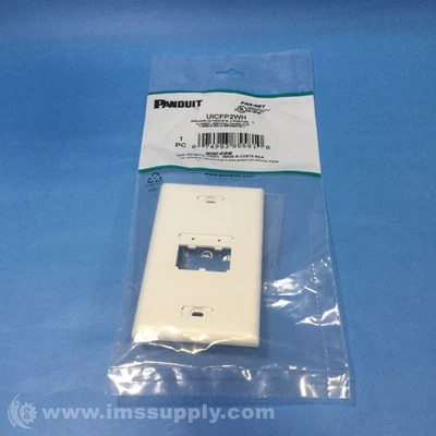 Panduit UICFP2WH, Mini-Com Ultimate ID, 2 Posiciones C Clásico FNOB Foto 1 de 4