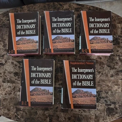 The Interpreter's Dictionary of the Bible 1981 Complete 5 Volume Set, 12th Ed. - Image 1 of 4