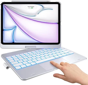 typecase Touch Keyboard Case for iPad Air 11-inch M3 2025 M2 2024 & iPad Pro 11 - Picture 1 of 10