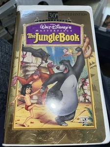 Disney's The Jungle Book [VHS 1997] Walt Disney Masterpiece Collection VHS Movie - Picture 1 of 3