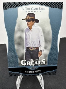 💥2024 Leaf In The Game Used Sports Richard Petty THE GREATS Blue #TG-35 - Picture 1 of 2