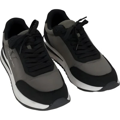 Calvin Klein Men's Phino Lace Black/Taupe Sneakers Size 10.5M - Image 1 of 4