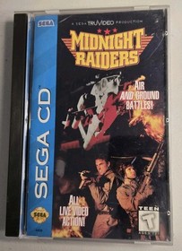 Midnight Raiders (Sega CD, 1994) COMPLETE CIB - TESTED & WORKING!