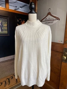 Suéter con cuentas Dress Barn Pearl (18/20) - Imagen 1 de 5
