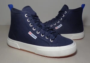 Superga Size 6 M / 2750 MID COTTON / Navy Blue / Sneakers New Men's Shoes - Picture 1 of 22