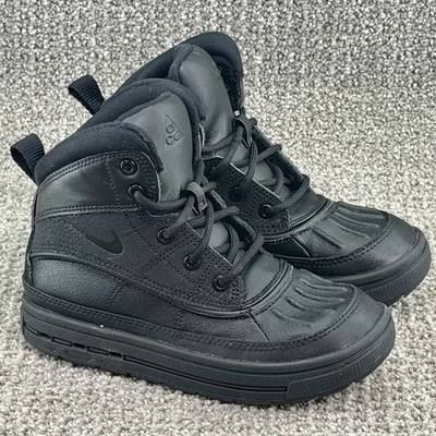 Nike Woodside 2 High ACG Boot Trainer Sneaker Black524873-004 Kids Size 12C - Image 1 of 4