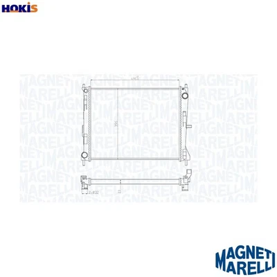 RADIATOR ENGINE COOLING 350213165300 FOR RENAULT CLIO/III/EURO/CAMPUS/Sportour - Image 1 of 4