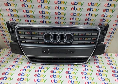 09-12 AUDI A4 PARRILLA SUPERIOR DELANTERA PARRILLA CON MOLDURA CROMADA CON MÓDULO OEM Foto 1 de 4