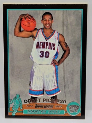 Selección del draft Topps 2003-04 negra/500 Dahntay Jones #240 novato radiocontrol Foto 1 de 2