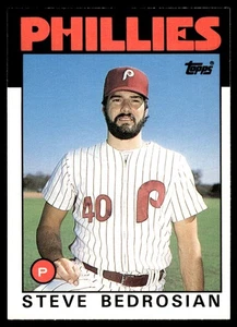 1986 Topps Traded Steve Bedrosian Philadelphia Phillies #7T - Picture 1 of 2