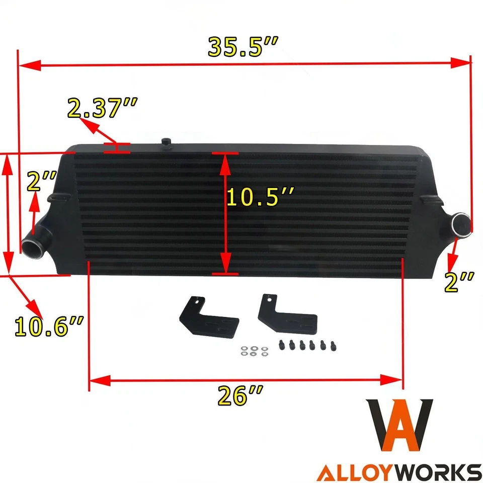 For 2005-10 2009 Ford Focus ST225 MK2 Gen3 2.0L Front Mount Intercooler Aluminum - Image 1 of 4