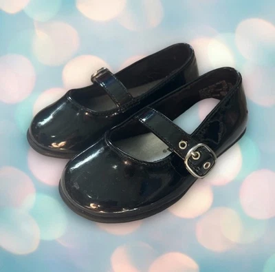SMARTfit Baby Girl’s Black Dress Formal Flat Shoes Size 5.5 - Image 1 of 4