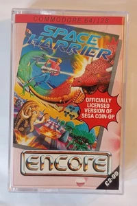 SPACE HARRIER - Encore version - Commodore 64 C64 C128 - Tested See photos - Picture 1 of 9