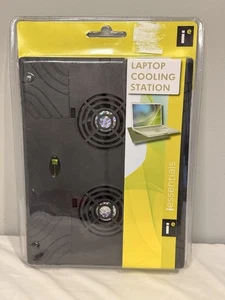 Laptop Cooling Pad For 11-17" inch Laptop Dual USB Fan Cooler Stand 2 Quiet Fans - Picture 1 of 2