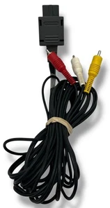 OFFICIAL ORIGINAL OEM Super Nintendo N64 Gamecube SNES AV RCA Video Cable - Picture 1 of 3