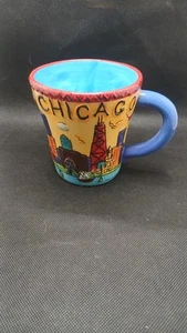 Taza de cerámica Chicago vintage diseñada por Luke-A-Tuke  - Imagen 1 de 5