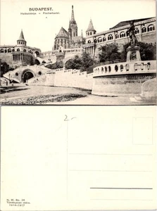 Postal de colección - BUDAPEST. Haldszb4stya Bastión de Pesca alrededor de 1914-1017 - Imagen 1 de 1
