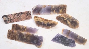 Purple Indonesian Agate-Rhodonite -Charoite - Cab Cutting Rough - Healing Stones - Picture 1 of 10