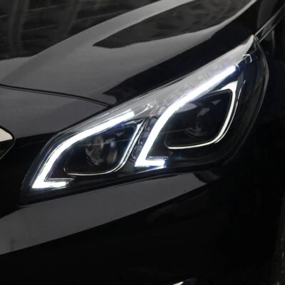 For Hyundai Sonata 15-17 US Assembly Headlights Left+Right Turn Signal LED DRL - Image 1 of 4