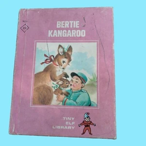 Bertie Kangaroo Tiny Elf Library Hardcover Kinderbuch Murphy Rockwell Vintage 1968 - Bild 1 von 6