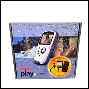 Kodak PlaySport ZX3 Video Camera HD 1080p Waterproof w/ Tripod - New In Box - Picture 1 of 9