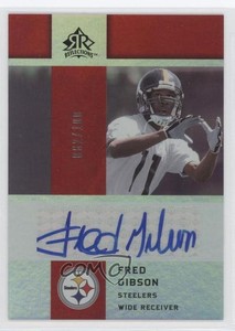 2005 Upper Deck Reflections Exclusives /100 Fred Gibson #RE-FG Rookie Auto RC
