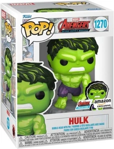 Funko Pop! & Pin: The Avengers: Hulk con spilla, esclusiva Amazon #1270 #70127 - Foto 1 di 3
