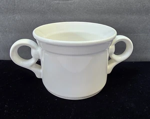 Coronado White Nancy Calhoun Lugged Soup Bowl Portugal Ceramic - Picture 1 of 6