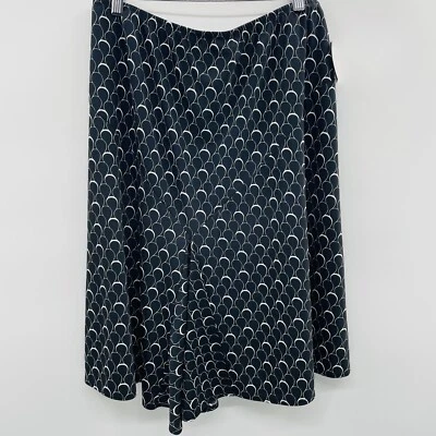 Uniforme John Paul Richard Mujer Talla XL Estampado Una Línea Carrera Falda Negra 1382 Foto 1 de 4